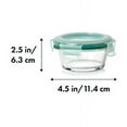 OXO Good Grips 1 Cup Smart Seal Glass Round Food Storage Container