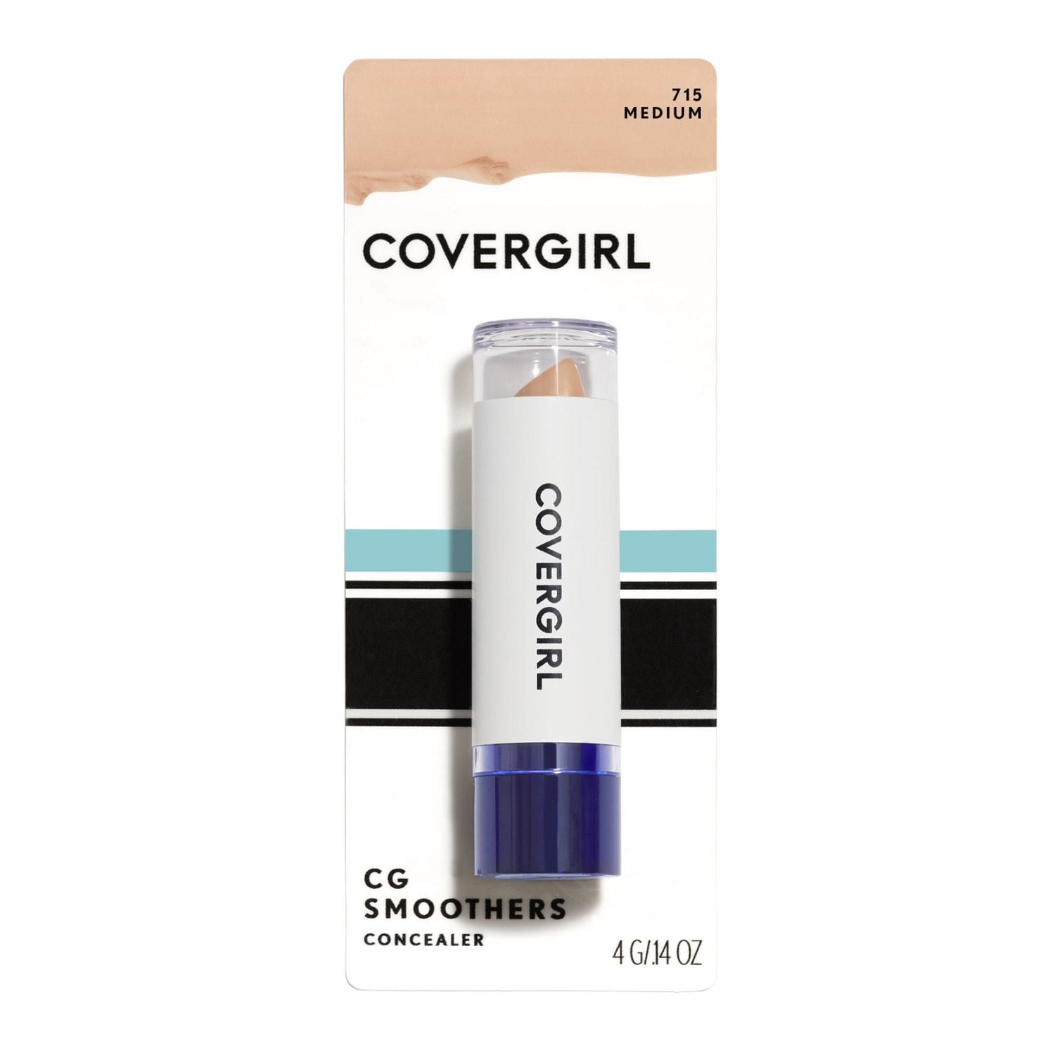 COVERGIRL Smoothers Concealer, Lightweight, infused with Ginseng, Vitamin E, Chamomile, Conditions & Moisturizes, Fragrance-Free, 100% Cruelty-Free