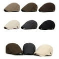 thumbnail image 5 of harmtty Men's Retro Casual Ivy Hat Summer Winter Golf Newsboy Driving Cabbie Flat Cap,Coffee, 5 of 8