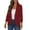 Wine, variant on Kctiaxy Womens Blzaers Long Sleeve Lape L Collar Causal Suit Jacket Solid Color One Button Blzers Slim Fit Lightweight Wedding Business Suit Coat