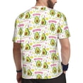 thumbnail image 2 of Wukai Avocado Work Out Print Men's Short-Sleeved Mesh T-Shirt,Quick-Dry Short Sleeve Workout T-Shirt-, 2 of 8