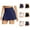 Navy #1, variant on Womens Skorts Elastic Pleated Design Athletic Golf Tennis Skirts with Inner Shorts and Hidden Pockets Skorts for Woman