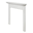 thumbnail image 3 of Pearl Mantels Newport Furniture For Your Fireplace, Premium White MDF Mantel Surround, Crisp White Paint, Interior Opening 48"W x 40"H, 3 of 5