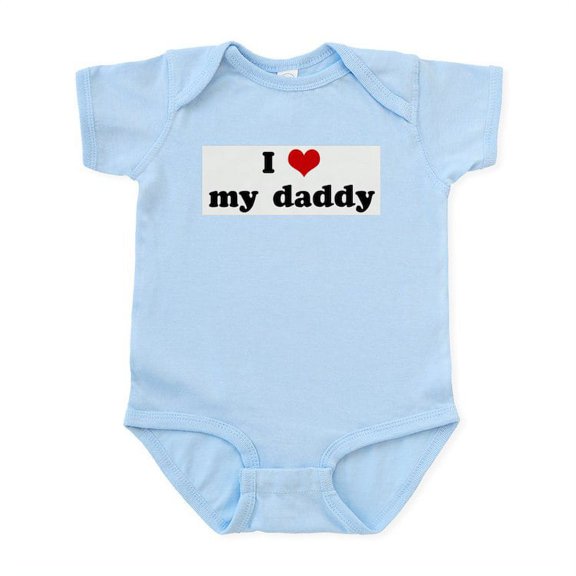 CafePress - I Love My Daddy Infant Bodysuit - Baby Light Bodysuit, Size Newborn - 24 Months