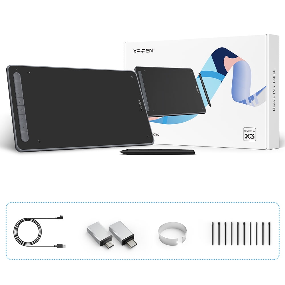 Free Shipping! XP PEN Deco L Graphics Drawing Tablet 11.6in