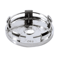 thumbnail image 4 of Set of 8 Chrome Wheel Center Hub Cap Universal Car Plastic 60Mm Tyre Trims, 4 of 8
