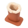 thumbnail image 2 of Soporte de soporte de titulares de anteojos, estuche práctico para anteojos de regalo, organizador de almacenamiento de gafas de sol para escritorio Marrón, 2 of 10