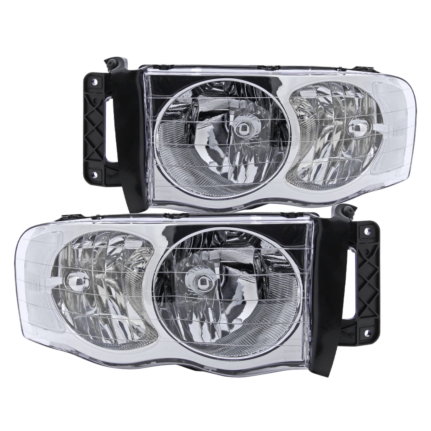 Spec-D Tuning Clear Headlights Chrome 