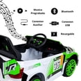 thumbnail image 3 of Montable Electrico para Niños Carro Rally con Control Remoto Sonido, Bluetooth, Luz Led, 12v-Verde, 3 of 7