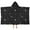 Black Star Planet, variant on Black Star Planet Moon Pattern Hooded Bath Towel,50"x30" for Ages 3 To 12 Kids, Quick Dry Lightweight Soft Microfiber Hood Beach Towel Cover Up for Kids