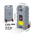 thumbnail image 5 of ChaoLink Portable Fuel Caddy 15 Gallon Gas Fuel Tank Container Caddy, Caddy with Shut-Off Valves, Siphon Mode Flow Rate of 2 Gallons Per Minute, ScarletGray, 5 of 8