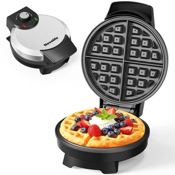 Wafflera Novalife redonda clásica belga de 7 pulgadas