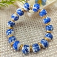 thumbnail image 5 of Chinese Style Ceramic Bead Bracelet Traditional Vintage Unisex Jewelry Cultural Collectible Accessory for Daily Wear, 5 of 6