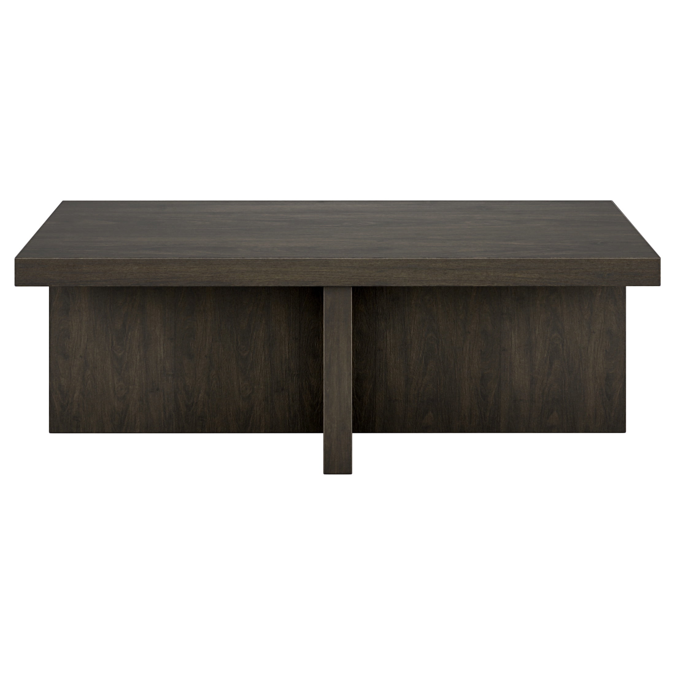 Evelyn&Zoe Scandinavian 44" Wide Alder Brown Coffee Table
