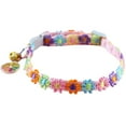 thumbnail image 1 of Colorful Lace Flower Collar for Cat Kitten Bell Collar Decorative Dog Collar Adjustable Pet Collar, 1 of 6