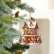 thumbnail image 4 of Adorno colgante navideño de acrílico de 8 cm | Diseño de cabaña nevada invernal | Adorno ligero y duradero con cordón | Decoración para árbol de Navidad | Letrero colgante navideño, 4 of 6