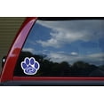 thumbnail image 2 of 5in x 4.75in Blue Cougar Paw Sticker, 2 of 2