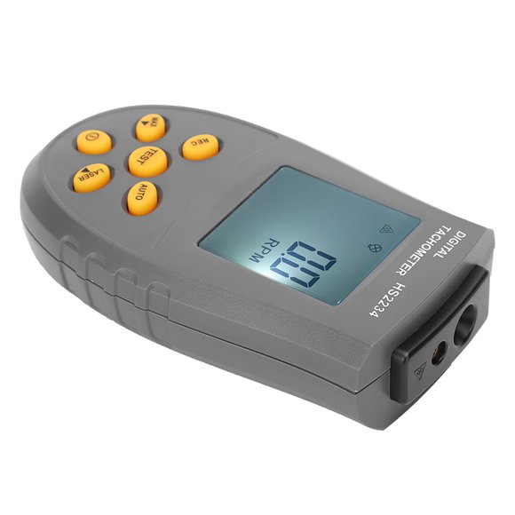 Display Speedometer, 5 Bits Display Tachometer High Resolution Contactless For Industrial Supplies Black