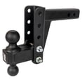 thumbnail image 1 of Bulletproof Hitches Trailer Hitch Ball Mount MD204 For 2 Inch Receiver; Lockable Lock Sold Separate; 14 000 Pound Gross Trailer Weight; Adjustable 4 Inch Drop/4 Inch Rise; Non Swivel; Non-Extendable, 1 of 11