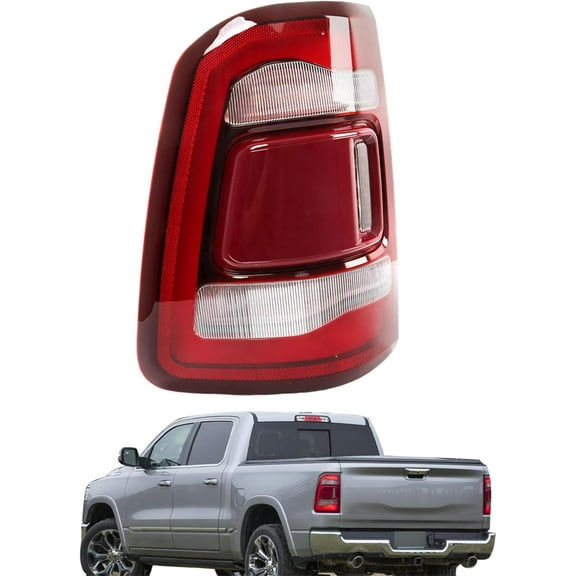 munirater Left Tail Light Replacement for Ram 1500 2019-2021 Brake Lamp Driver Side 55112991AD CH2800217