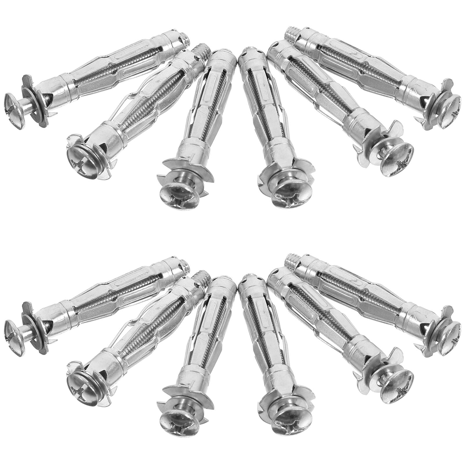 UPKOCH Heavy Drywall Anchors Galvanized Steel 30Pcs M6x52