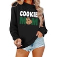 thumbnail image 1 of Zhanying Women's Sweatshirt Solid Color Pullover Raglan Sleeve Tops Stretchy Oversized Long Sleeve Sweater Tops Fall Outfits Basic Tees, 1 of 4