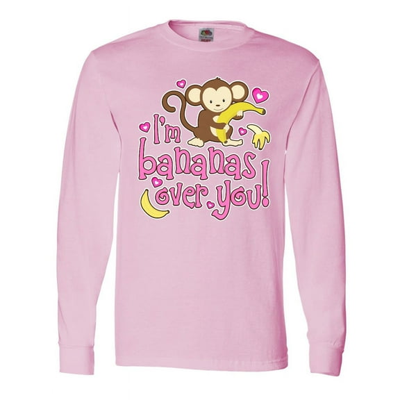 Inktastic I'm Bananas over You Long Sleeve T-Shirt