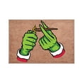 thumbnail image 2 of Grinch Doormat Grinch Christmas Doormat – Non-Slip Xmas Welcome Mat, Washable Winter Rug with Rubber Back for Home Entryways Grinch Floor Mat, 2 of 4