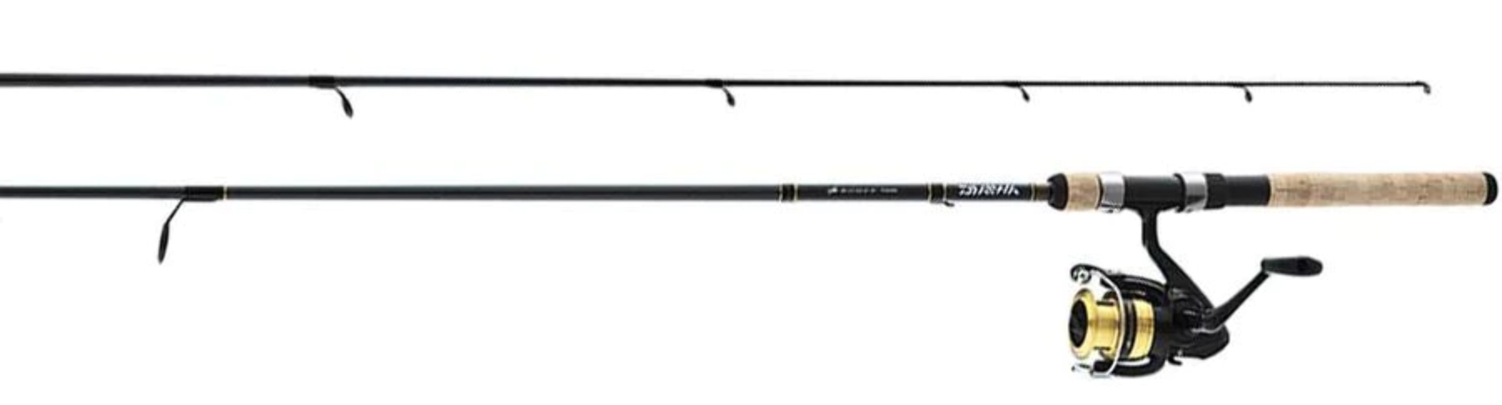 Daiwa D-Shock Freshwater Fishing Reel & Pole, 2 Piece 7' Rod