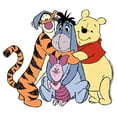 thumbnail image 2 of Men's Winnie the Pooh Hugging Group Graphic Tee White Large, 2 of 5