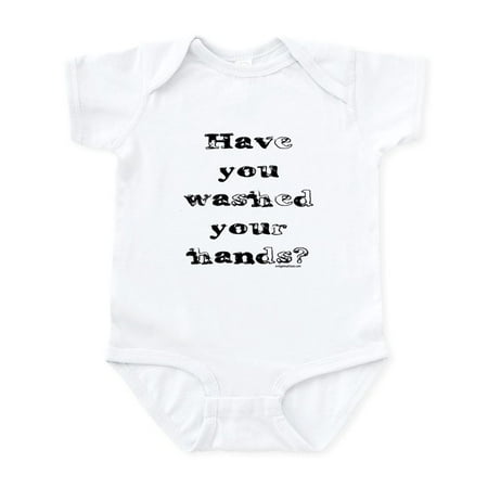 

CafePress - Washedhands Body Suit - Baby Light Bodysuit Size Newborn - 24 Months