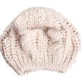 thumbnail image 3 of AYYUFE Fashion Women's Lady Beret Braided Baggy Beanie Crochet Hat Ski Knitted Cap, 3 of 5