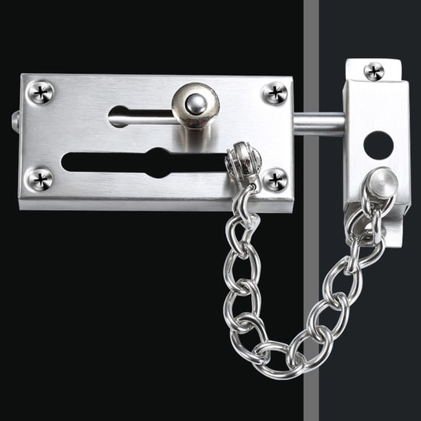 Heavy Duty Door Chain With Lock Bolt Entrance Front Main Security