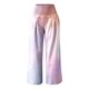 thumbnail image 3 of WILLBEST Pantalones Casuales de Mujer, Cintura Alta, Pierna Ancha, Elásticos, Estampados de Verano con Bolsillos para Salidas Diarias E Informales. Extra Grande, 3 of 4