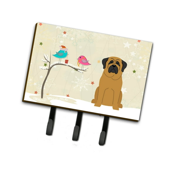 Christmas Presents between Friends Mastiff Leash or Key Holder