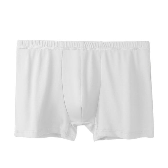 FhsagQ Underwear Men's Underwear Boxers Brief Bulk Super Fit Mens Cotton Underwear Breathable Sports Boxers Thin Cotton Mens Boxer Bottoms Mens Underwear Boxers Briefs White L