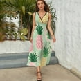 thumbnail image 5 of Lunarable Pineapple Sleeveless Dress Woman Fashion Long Dresses Women's Summer Suit Dress 2025, 5 of 7