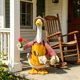 thumbnail image 5 of Gardener Theme Porch Gooses Decoration Costumes Set Outdoor Garden Gooses Dress Up Outfit For Porch Decoration, 5 of 6