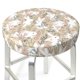 thumbnail image 3 of Balery Retro Bunny Flower Fundas de asiento para taburete de bar redondo de tela de terciopelo ajustables que protegen de arañazos y manchas para sillas de 14 a 17 pulgadas.-13 inch, 3 of 7
