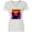 AA-White, variant on Inktastic California Sunset Vacation Beach Women's V-Neck T-Shirt