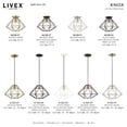 thumbnail image 6 of 41323-91 Livex Lighting Geometric Shade - One Light Mini Pendant in Contemporary Style - 13.5 Inches wide by 13 Inches high-Brushed Nickel Finish, 6 of 10