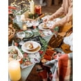 thumbnail image 3 of Winter Snowman Placemats Set of 4 Merry Christmas Xmas Tree Elk Black Heat Insulation Washable Place Mats, Rustic Non-Slip Table Mats for Dining Table Party Kitchen Decor,13x19 Inch, 3 of 4