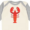 thumbnail image 4 of Inktastic Lobster Distressed Ocean Creature Boys or Girls Long Sleeve Baby Bodysuit, 4 of 5