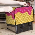 thumbnail image 7 of Yiaed Red Ice Cream Print Two Slice Bread Machine Cover, Universal Size Kitchen Appliance Cover for Bread Machine,Bread Machine Cover, 7 of 7
