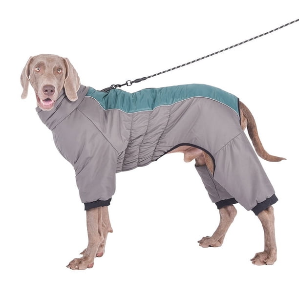 Ropa para perros ropa para perros de cuatro patas ropa acolchada de algodón para mascotas golden retriever labra ropa de cuello alto para perros medianos y grandes ropa para el hogar