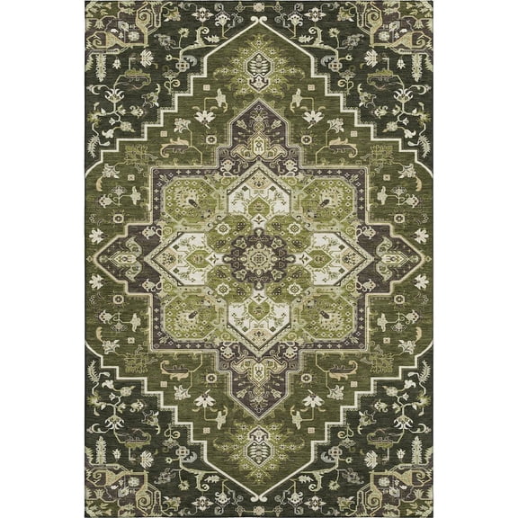 Dalyn Rugs Premium Machine Washable Mayfield AMF1036 Olive 10' x 14' Rug