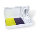 thumbnail image 2 of VONKY Household Pills Carrying Box Splitter Traveling Camping Dispenser Organizer Large Capacity Container White 1Set, 2 of 6