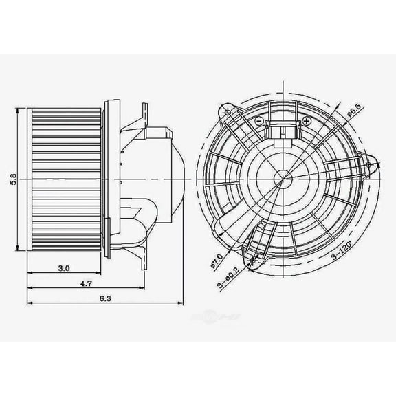 HVAC Blower Motor