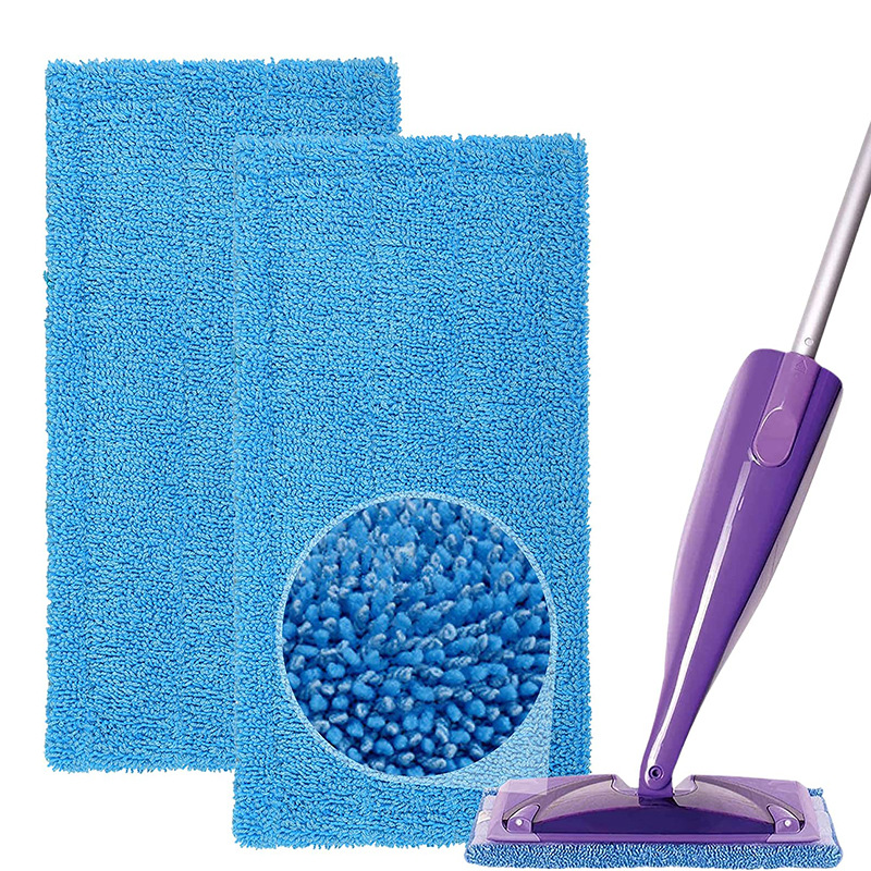 6 Pack Reusable Microfiber Mop Pads, Compatible with Swiffer Wet Jet