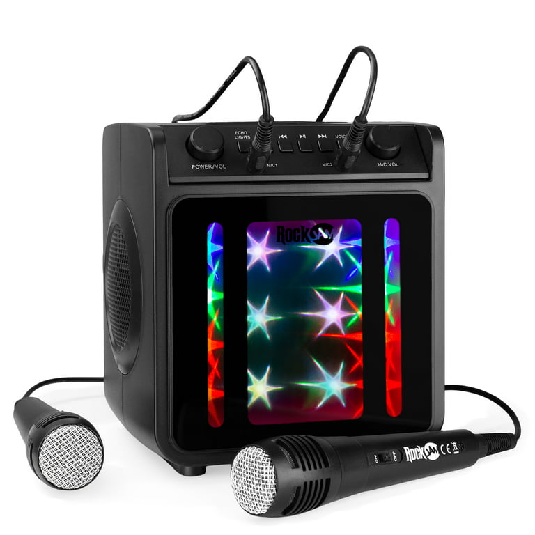 RockJam SingCube 2 Rechargeable 10 Watt Bluetooth Karaoke Machine